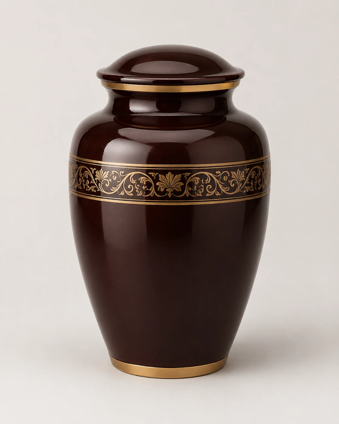 Aurelia - Urna ceramiczna klasyczna ze złotym ornamentem
